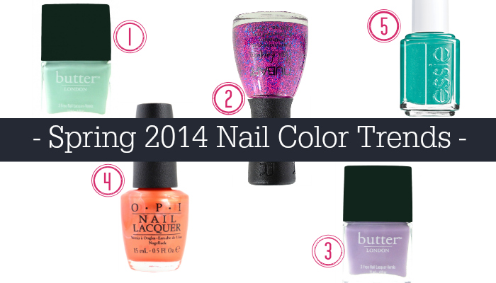 Spring 2014 Nail Color Trends to Jump On