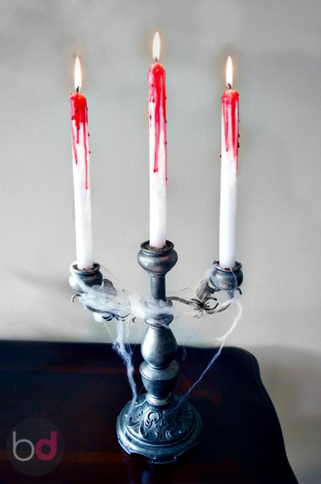 DIY Bleeding Halloween Candles – byDevan